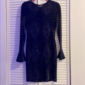Beautiful Black dress with subtle sparkle.